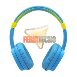 AUDIFONO PARA NIÑO MONSTER DINO CELESTE, COOLKID