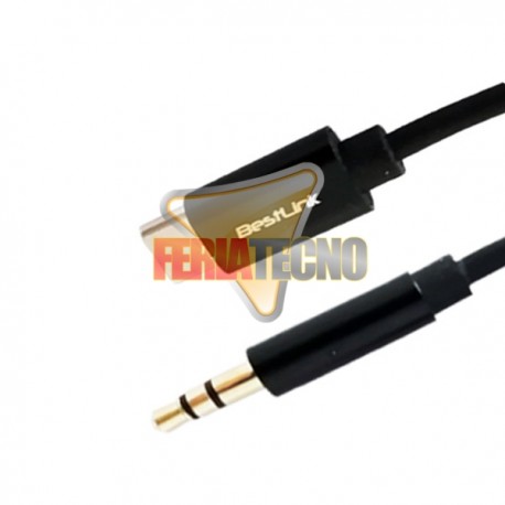 CABLE DE AUDIO PLUG 3.5MM A USB-C 1 METRO M/M