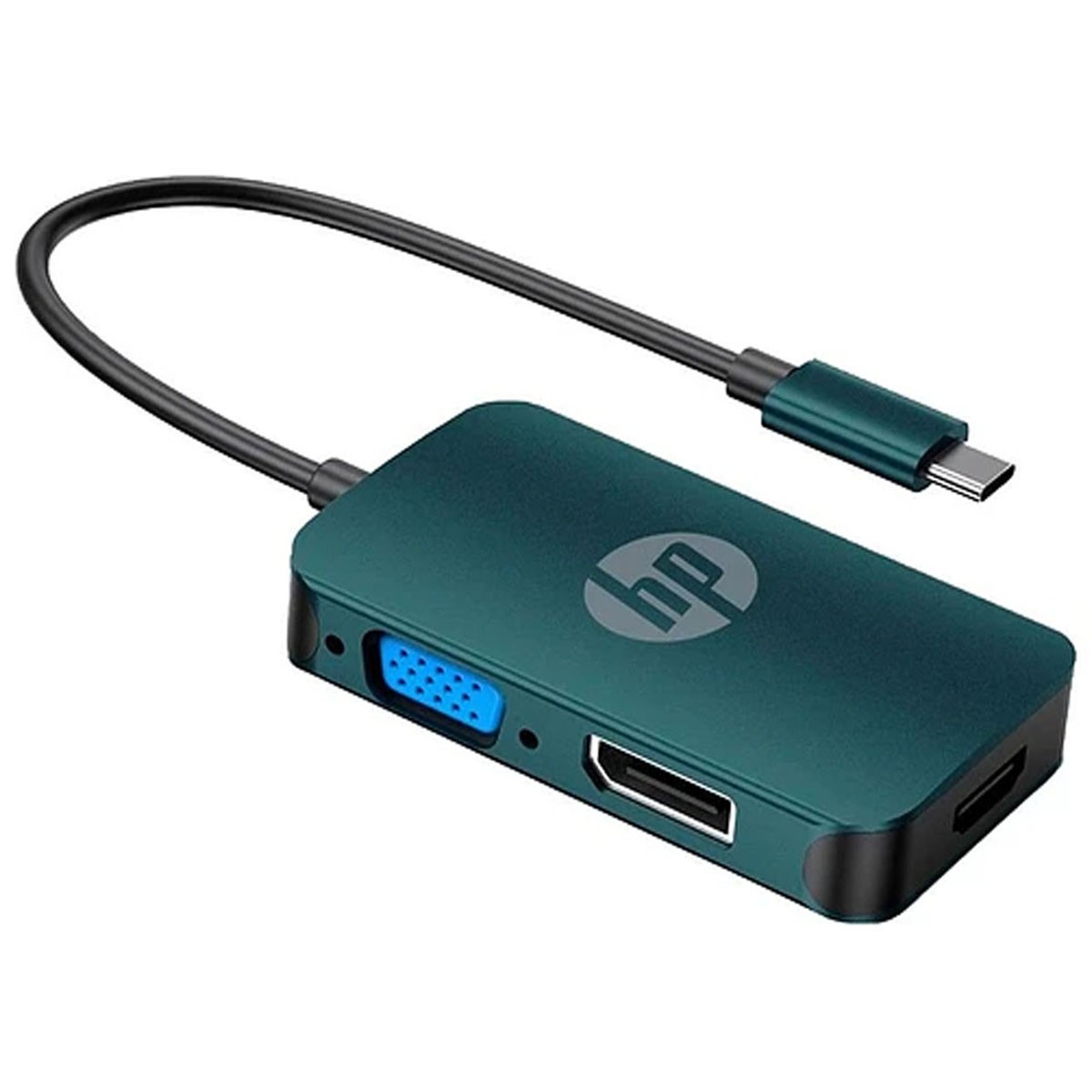 ADAPTADOR USB C A HDMI DISPLAY PORT VGA. MARCA HP