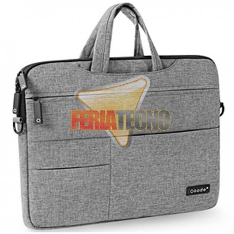 BOLSO PARA NOTEBOOK OKADE GRIS, HASTA 13,3"