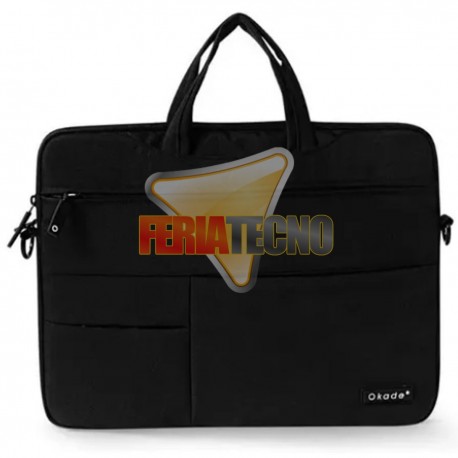 BOLSO PARA NOTEBOOK OKADE NEGRO, HASTA 13,3"