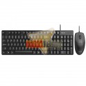 KIT TECLADO Y MOUSE ALAMBRICO USB, PHILIPS C254