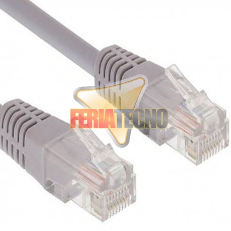 CABLE PATCH UTP CAT6 30 MTS. GRIS.