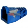 FUNDA, CAPUCHON PARA CONECTOR RJ45, 10 UNI. AZUL