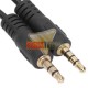 CABLE DE AUDIO PLUG 3.5MM 1,5 METROS M/M