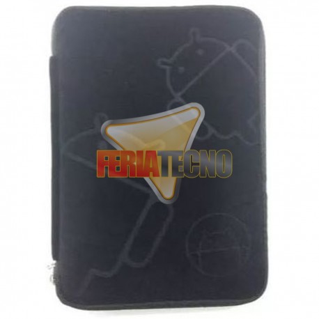 FUNDA PARA TABLETS DE 7", COLOR NEGRO, ACOLCHADA