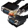 CABLE VGA CON AUDIO 3.5MM, 3 METROS, NEGRO