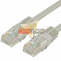 CABLE PATCH UTP CAT5E 10 MTS. GRIS.