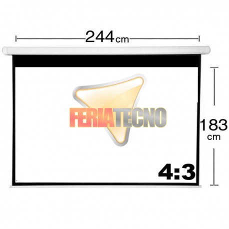 TELON MURAL 244 ANCHO X 183 ALTO. RETRACTIL.