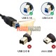 CABLE USB-C A USB 3.0 B PARA IMPRESORA M/M 1,8 MTS.