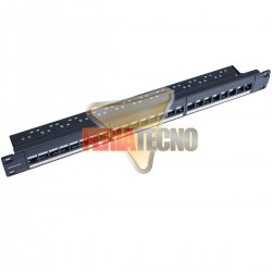 PATCH PANEL DESCARGADO 24 PUERTOS, CON ORDENADOR