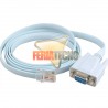 CABLE RED RJ45 A SERIAL RS232 DB9 HEMBRA